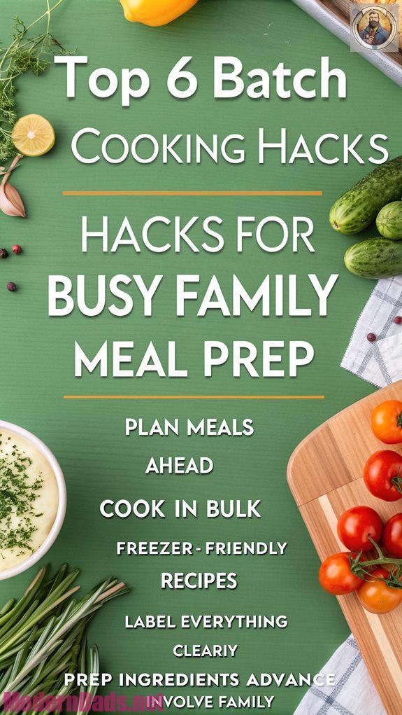 efficient family meal prep