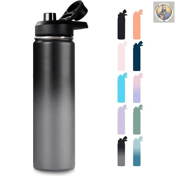 Fijinhom 24oz Insulated Stainless Steel Water Bottle