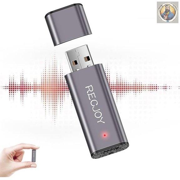 Digital Voice Recorder with 64GB Storage