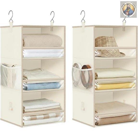 Storage Maniac 6-Shelf Hanging Closet Organizer