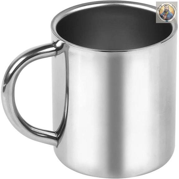 CABAX 7oz Double Walled Stainless Steel Mug
