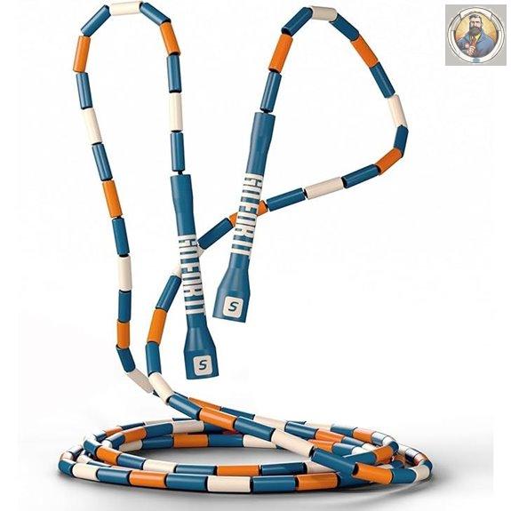 Sportbit Adjustable Beaded Jump Rope for All Ages