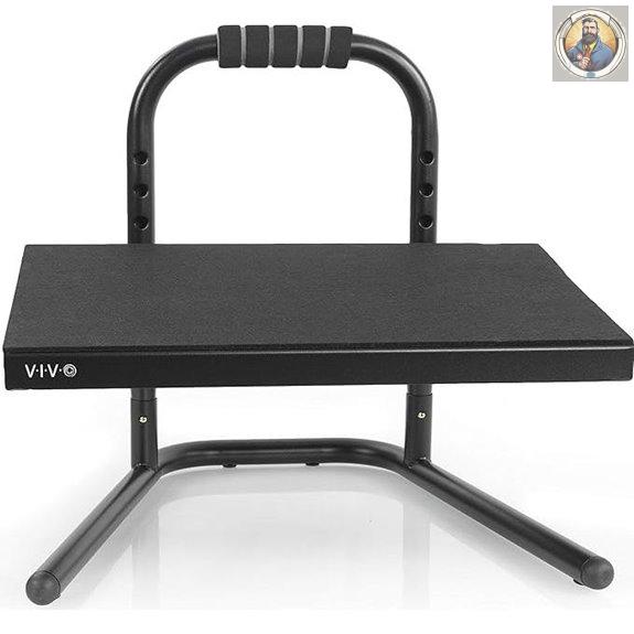 VIVO Adjustable Ergonomic Foot Rest Non-Slip Portable
