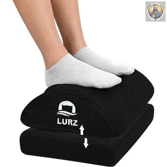 Adjustable Ergonomic Foot Rest for Office & Gaming
