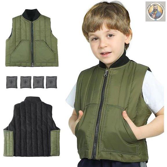 Kids Weighted Vest with Removable Weights