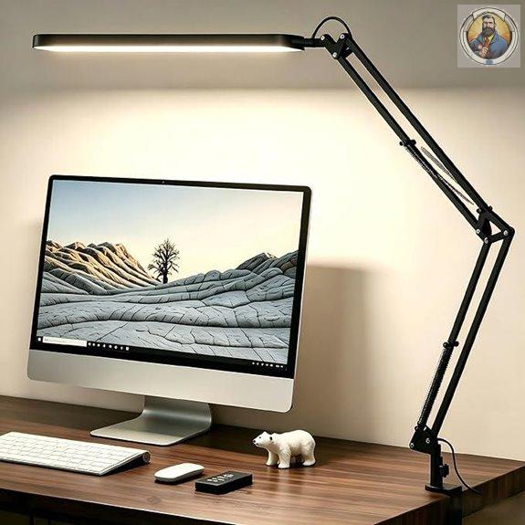 SKYLEO Adjustable LED Desk Lamp with Memory Function