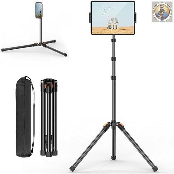 XXZU 72in Adjustable Tablet Floor Stand with Ball Head