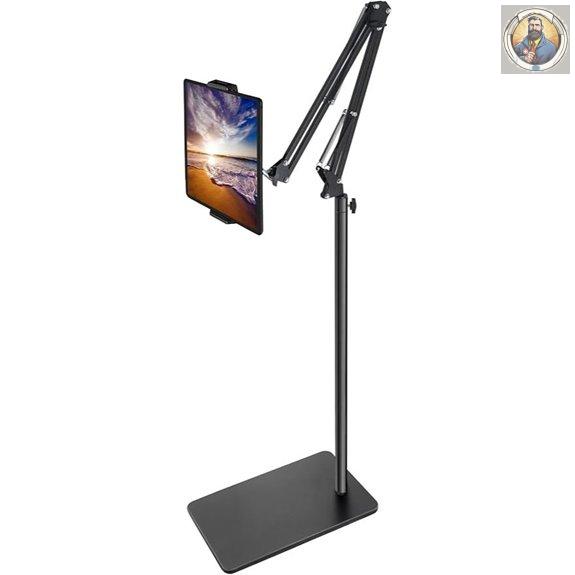 BluuSuuk Adjustable Tablet Floor Stand with Base