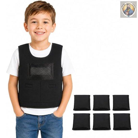 Kids Weighted Vest with Removable Weights