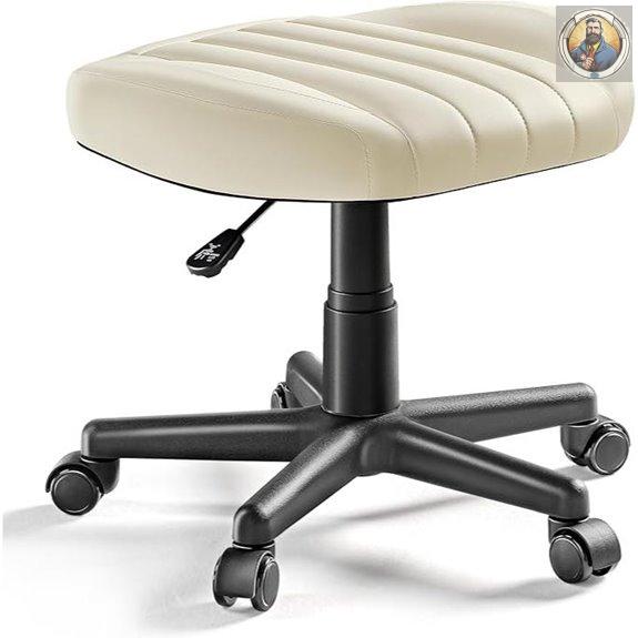 EUREKA Ergonomic Adjustable Footrest with Wheels