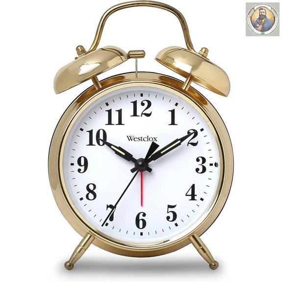 Big Ben Twin Bell Alarm Clock with Backlight