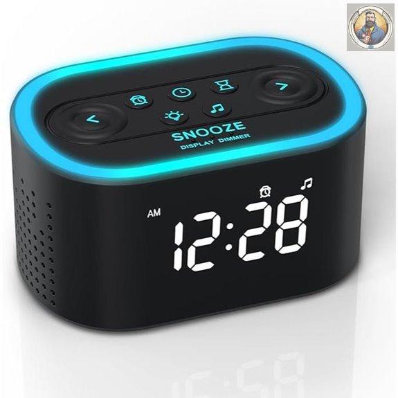 Reacher Digital Alarm Clock & Sleep Sound Machine