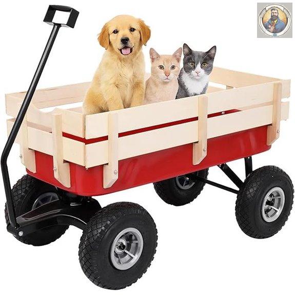 Outvita All-Terrain Cargo Wagon with Air Tires