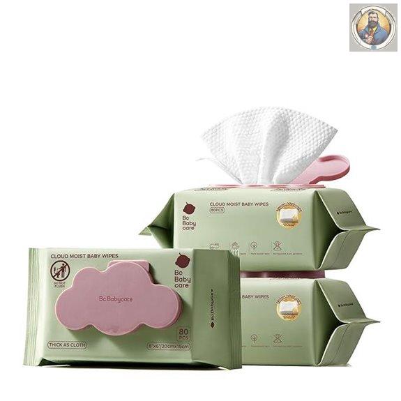 Babycare Cloud Moist Baby Wipes 240 Count