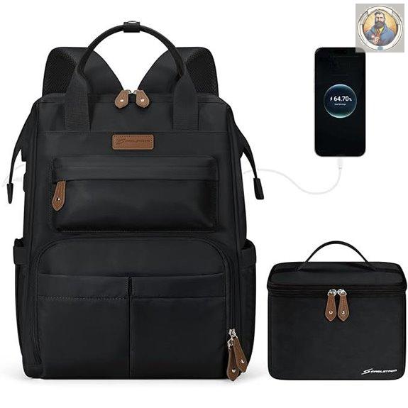 Maelstrom Travel Backpack with Insulated Lunch Box