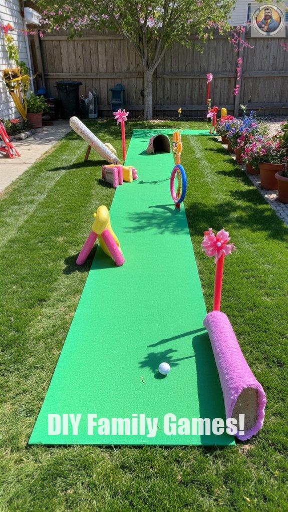 backyard mini golf fun