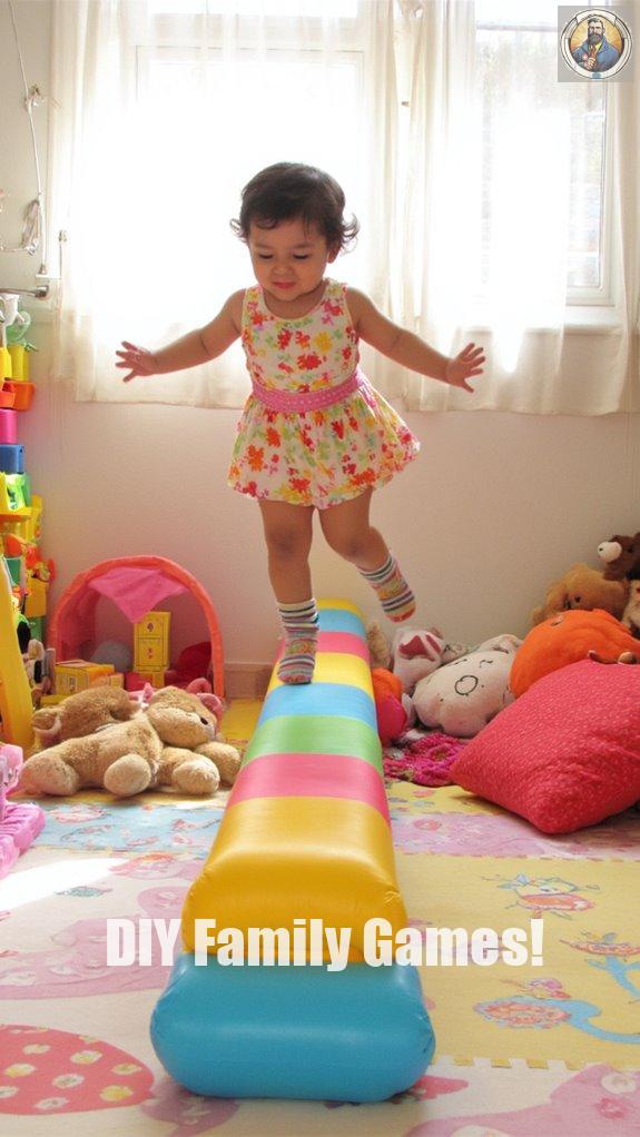 balance beam exercise fun