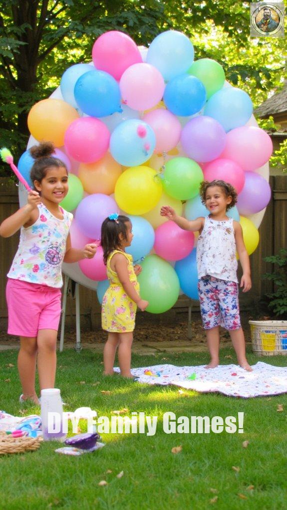 balloon dart game excitement