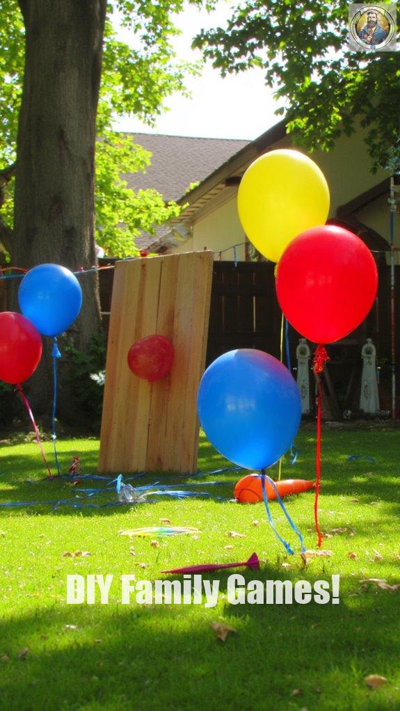 balloon darts backyard game
