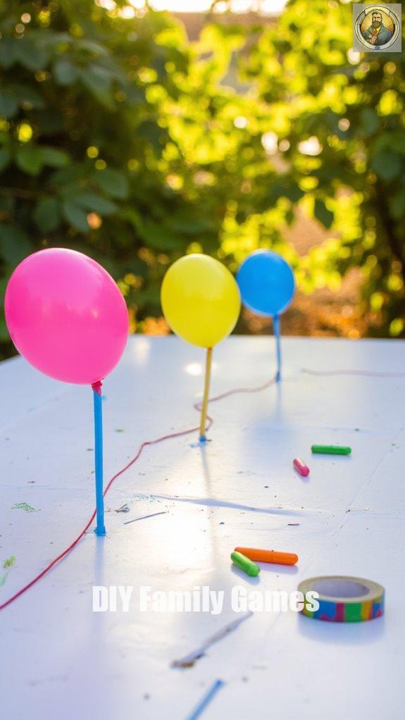 balloon powered racing fun