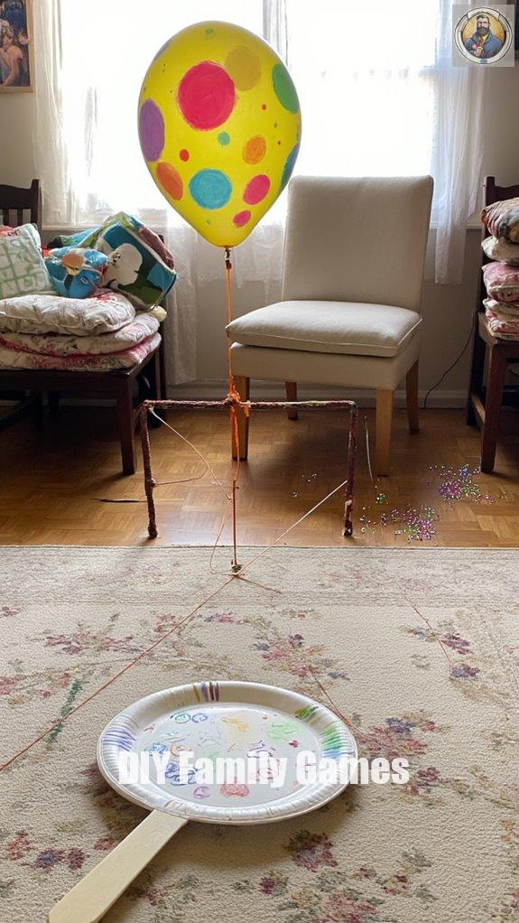 balloon volleyball family fun