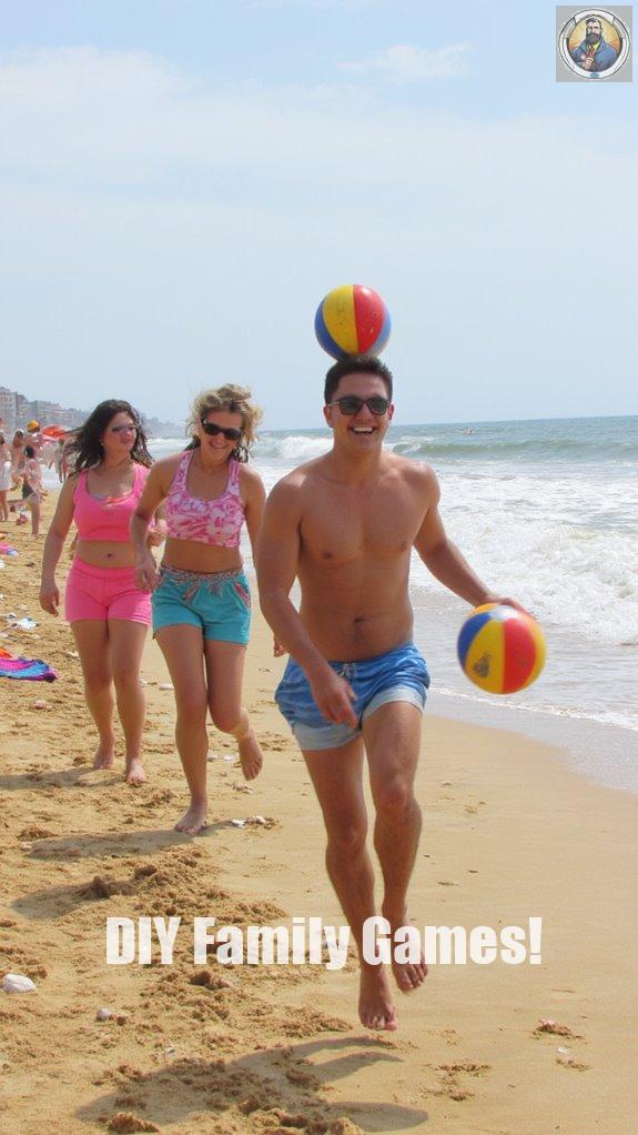 beach ball relay fun