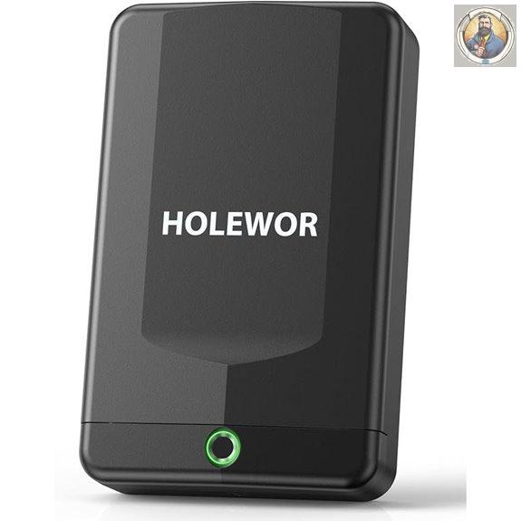 Holewor Biometric Pistol Safe & Quick Access Lock