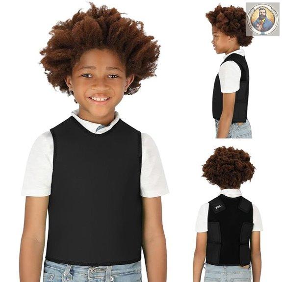 Special Supplies Sensory Compression Vest (Black Small)