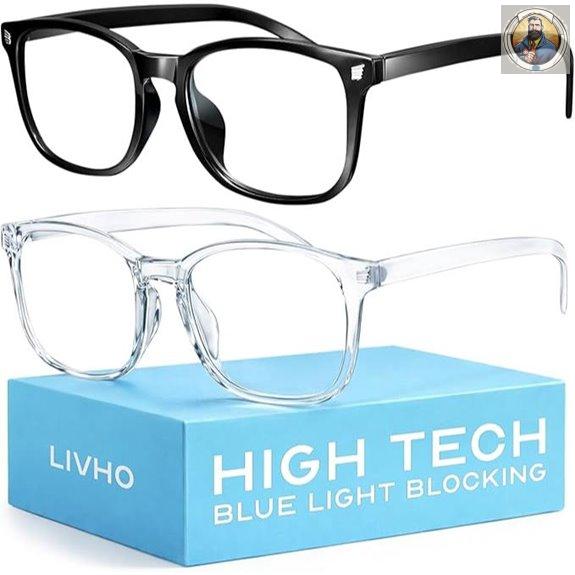 Livho Blue Light Glasses with UV & Screen Protection