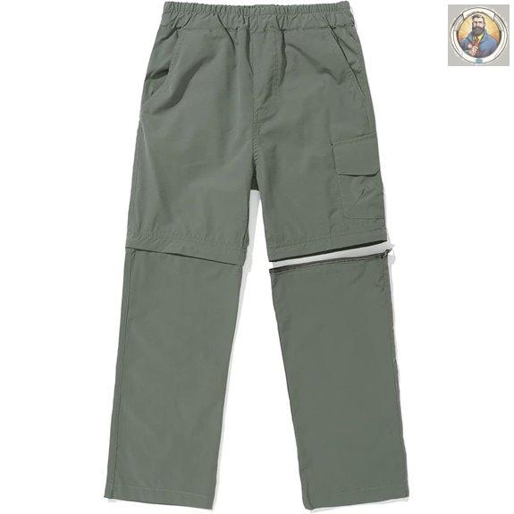 Boys Convertible Cargo Pants Boys' Trekking Hiking Zip-Off Pants 6-14
