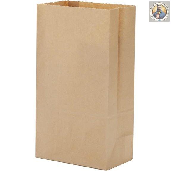 40 Count Brown Grocery Lunch Bag Kraft Paper Bags 4 lb Capacity