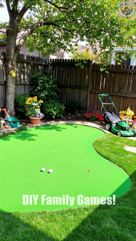 building a backyard putting green