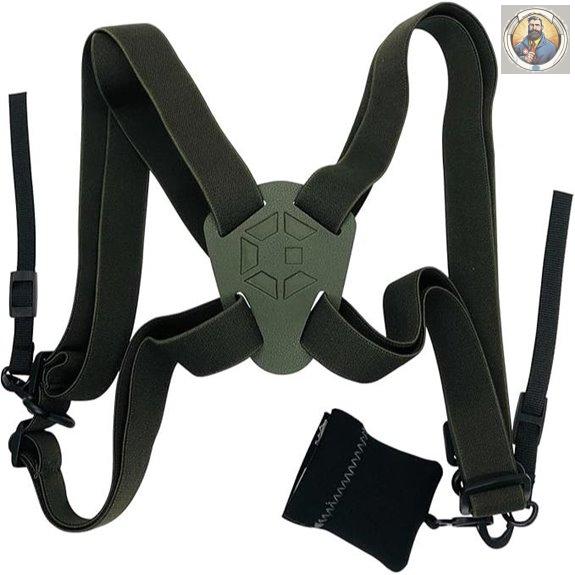 Camo Binocular Harness with Lens Cloth