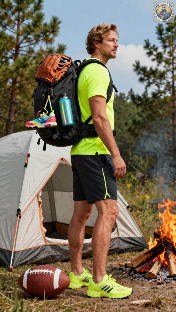 camping sports family bonding
