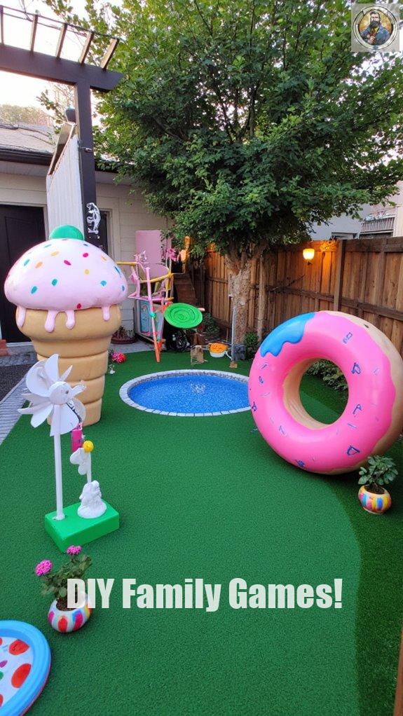 carnival themed mini golf design