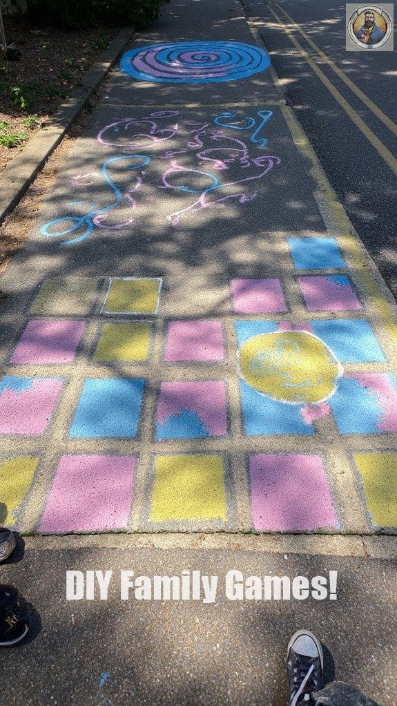 chalk drawings create fun