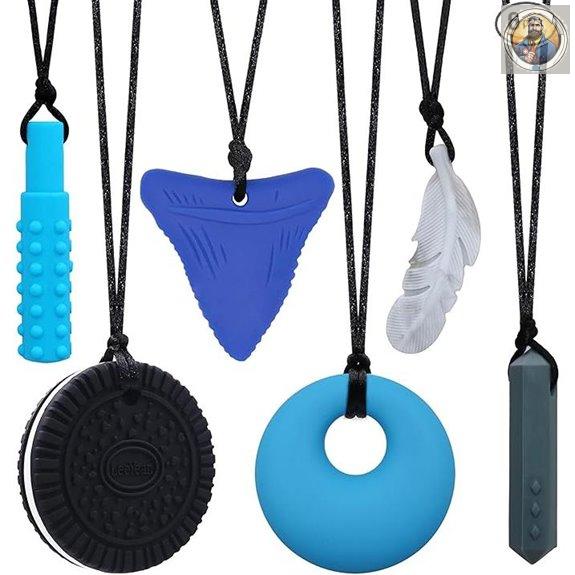 Sensory Chew Necklaces for Kids with Autism & ADHD