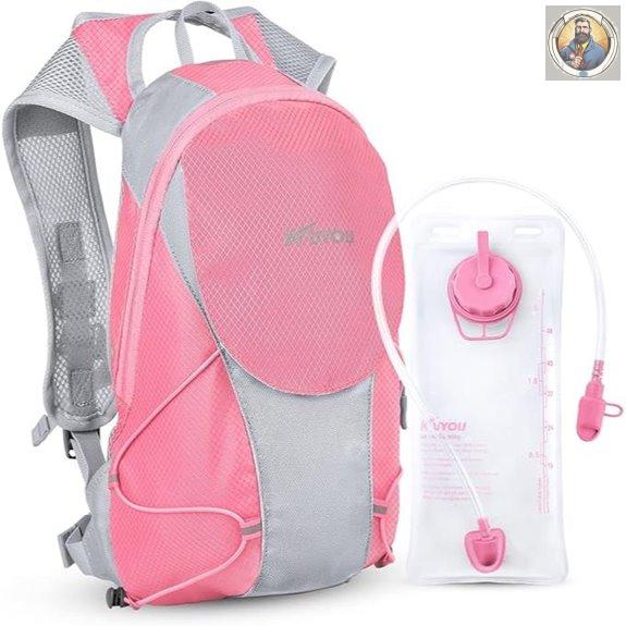 Kids Hydration Backpack with 1.5L Water Bladder