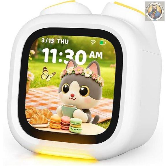 Kids' Alarm Clock with Stories Music Nightlight
