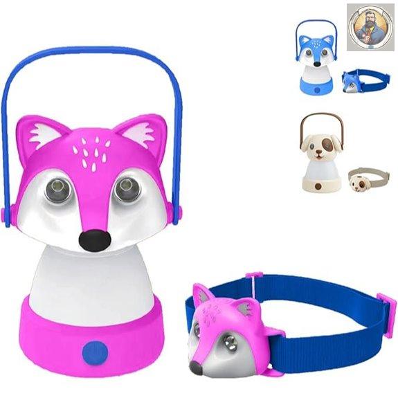 Kids Camping Lantern and Headlamp Set for Toddlers
