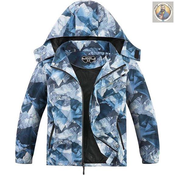 Boylove Waterproof Children's Raincoat with Hood