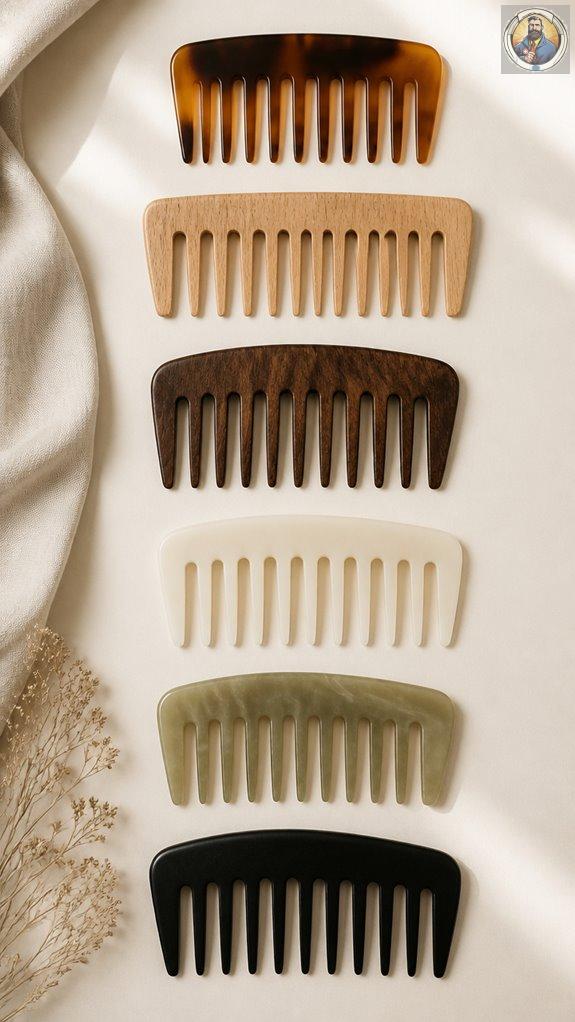 choosing suitable wide tooth combs