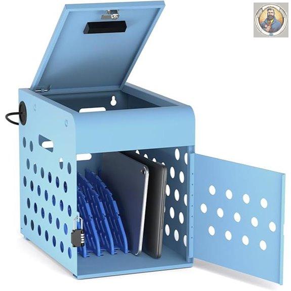 POCHAR 8-Device Chromebook Charging Cabinet for Education