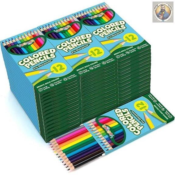 YEGEER 528 Pack Colored Pencils Set for Kids and Adults