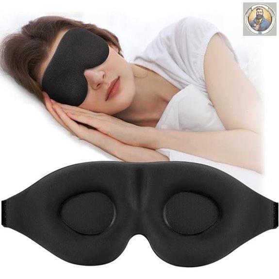 3D Contoured Sleep Mask for Side Sleepers