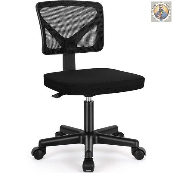 Sweetcrispy Ergonomic Mesh Office Chair with Wheels