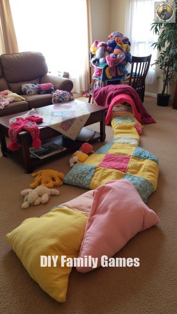 couch cushion obstacle course