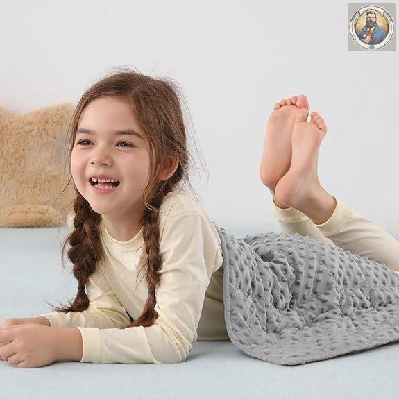 Weighted Lap Blanket 2lbs Soft and Cozy Grey