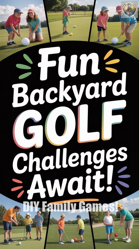 creative at home golf challenges