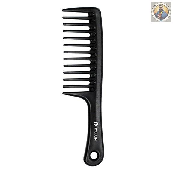 HYOUJIN Wide Tooth Detangler Paddle Brush for Curly Hair